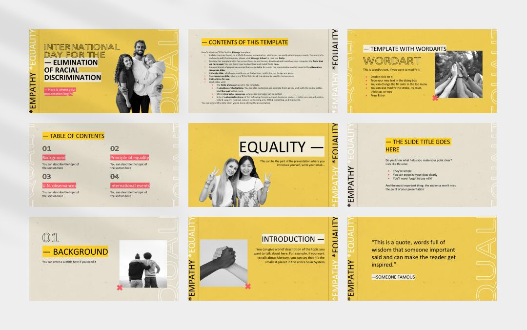 时尚创意个性PPT模板