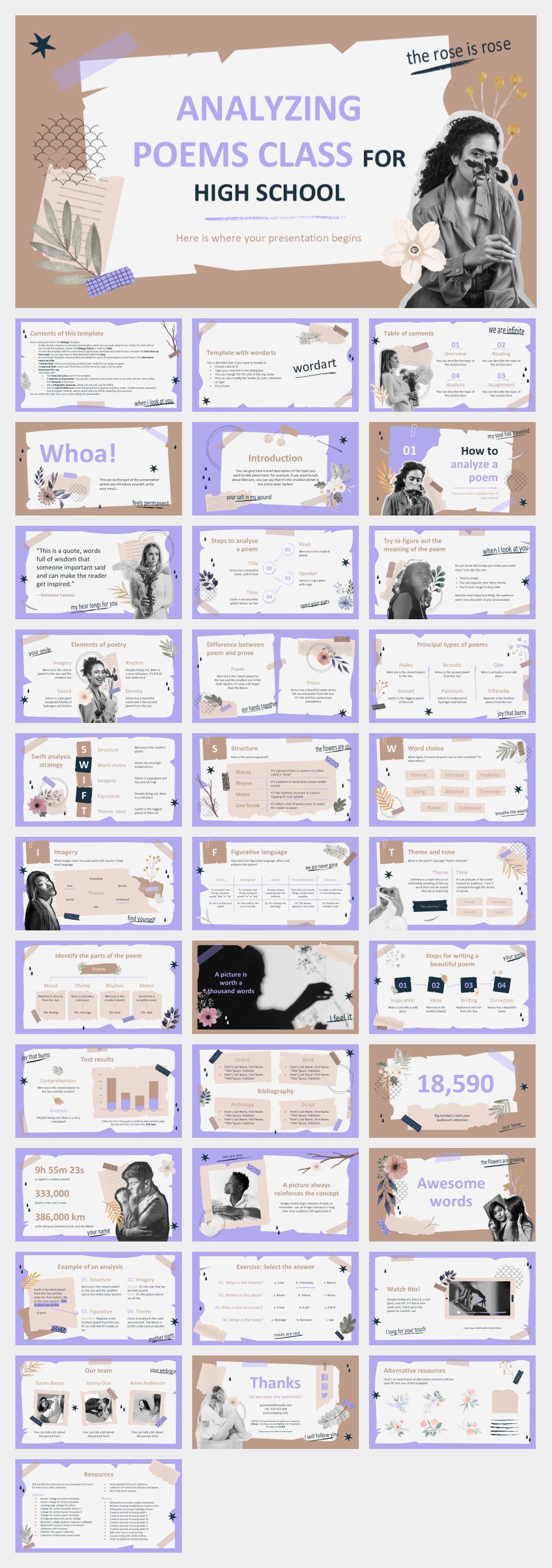 时尚创意个性PPT模板