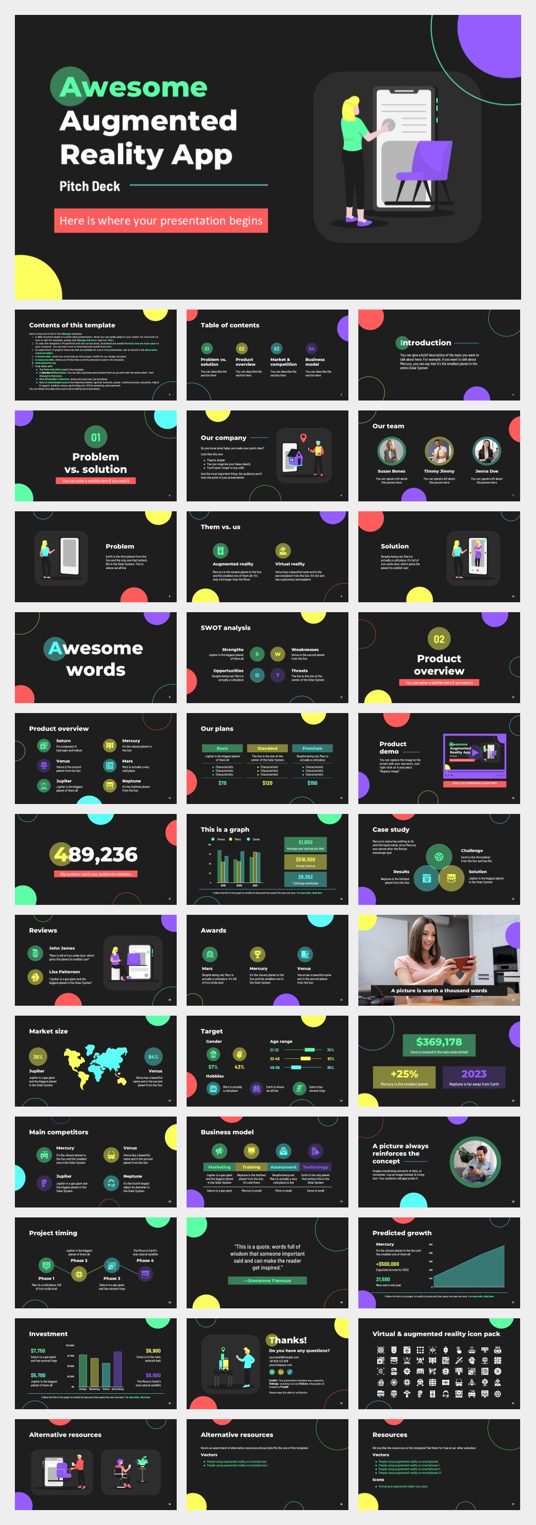 时尚创意个性PPT模板