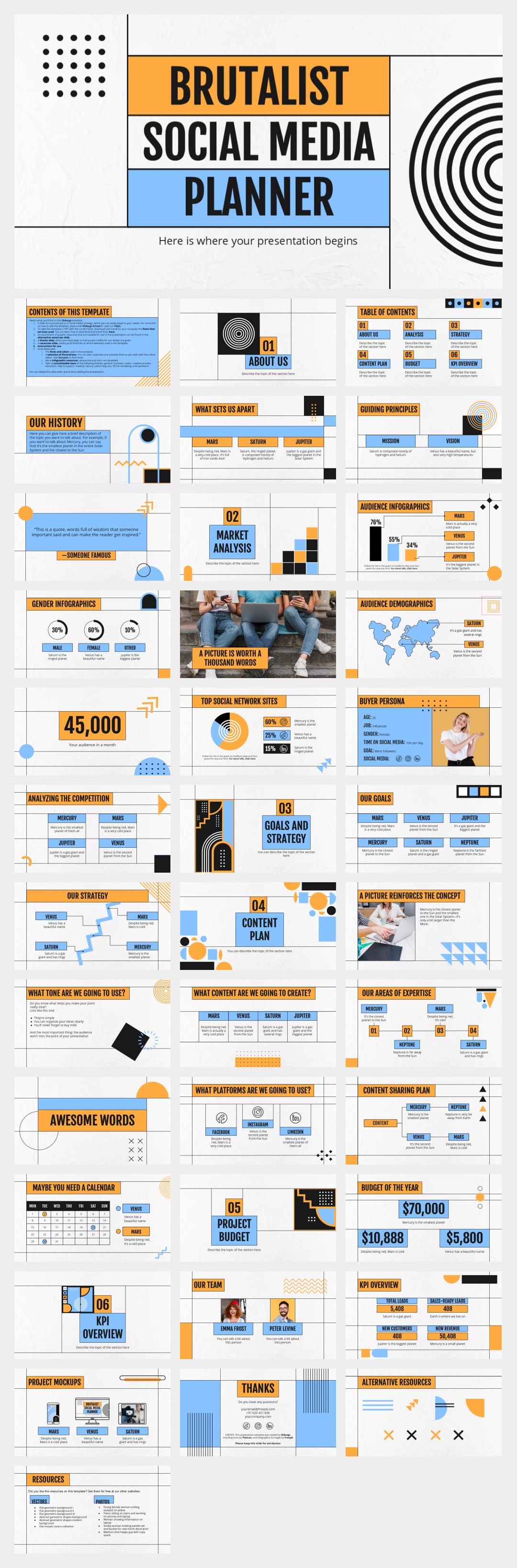 时尚创意个性PPT模板