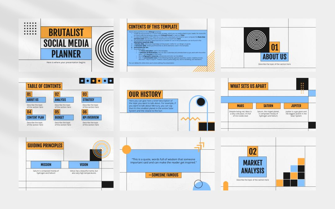 时尚创意个性PPT模板