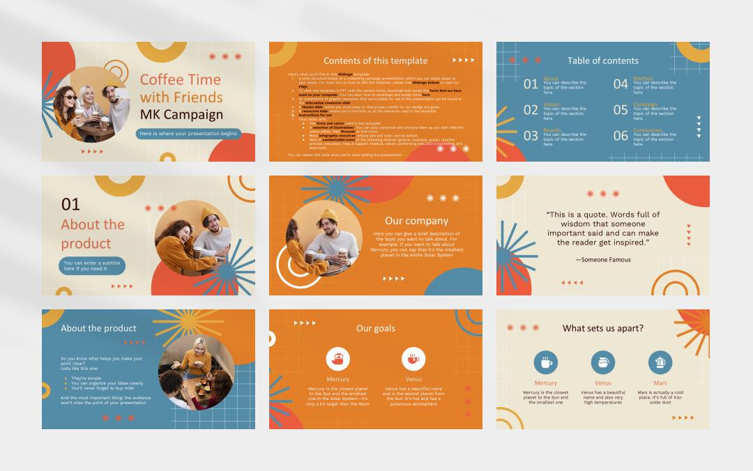 时尚创意个性PPT模板