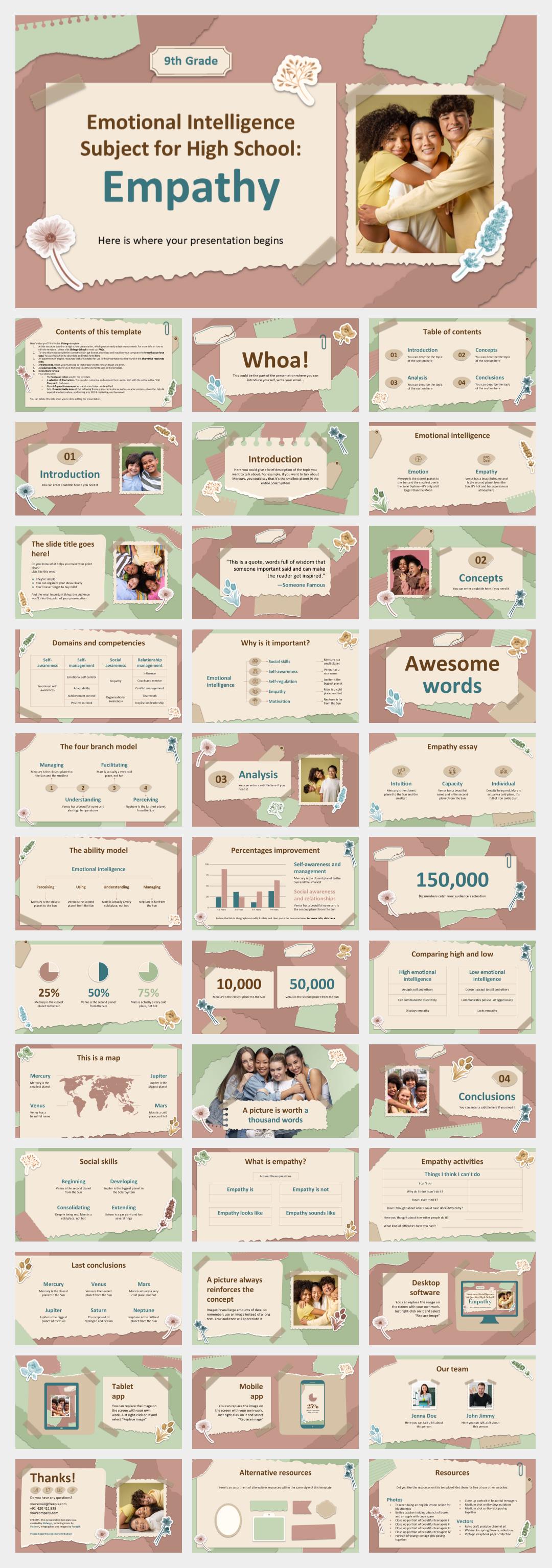 时尚创意个性PPT模板