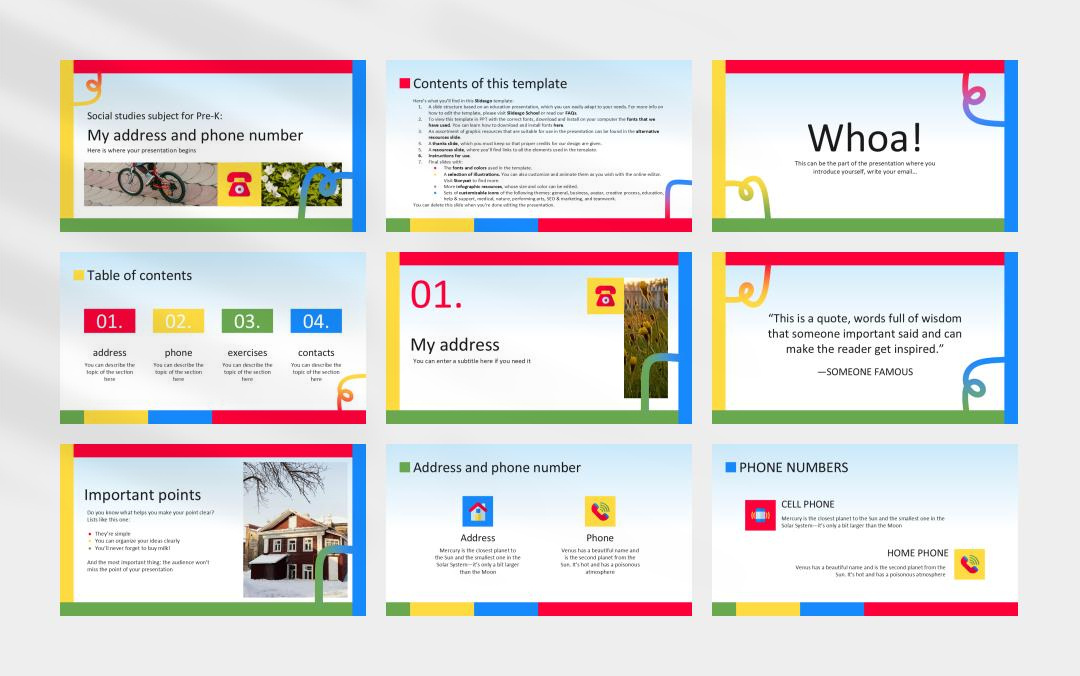 时尚创意个性PPT模板