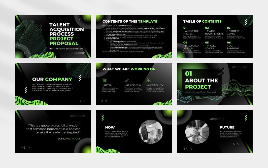 时尚创意个性PPT模板