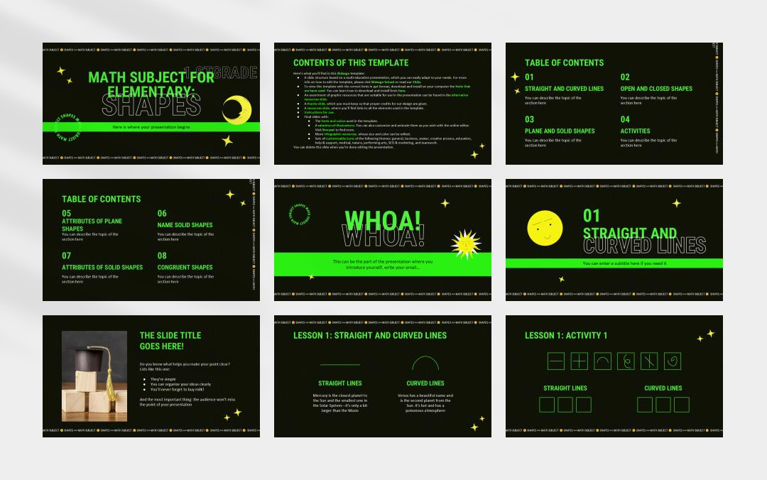 时尚创意个性PPT模板