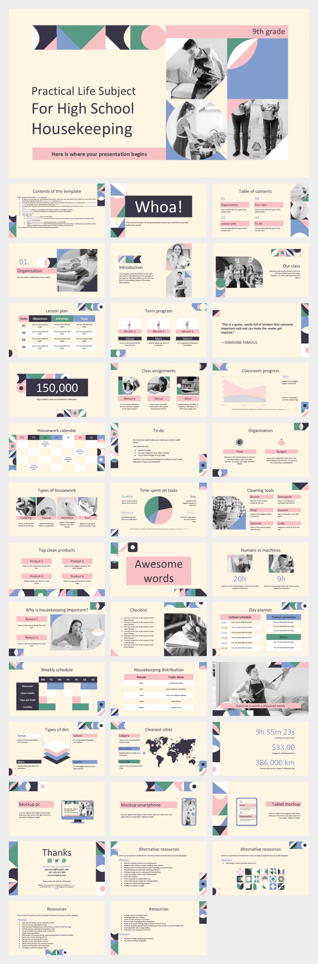 时尚创意个性PPT模板