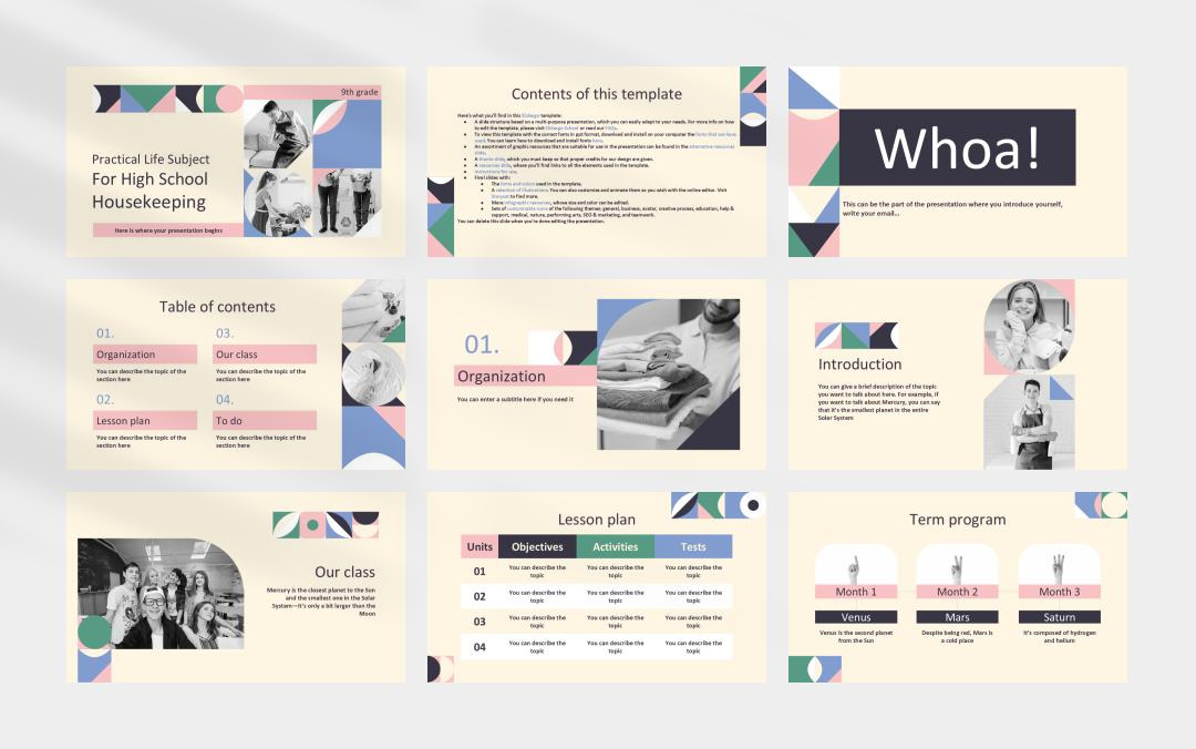 时尚创意个性PPT模板