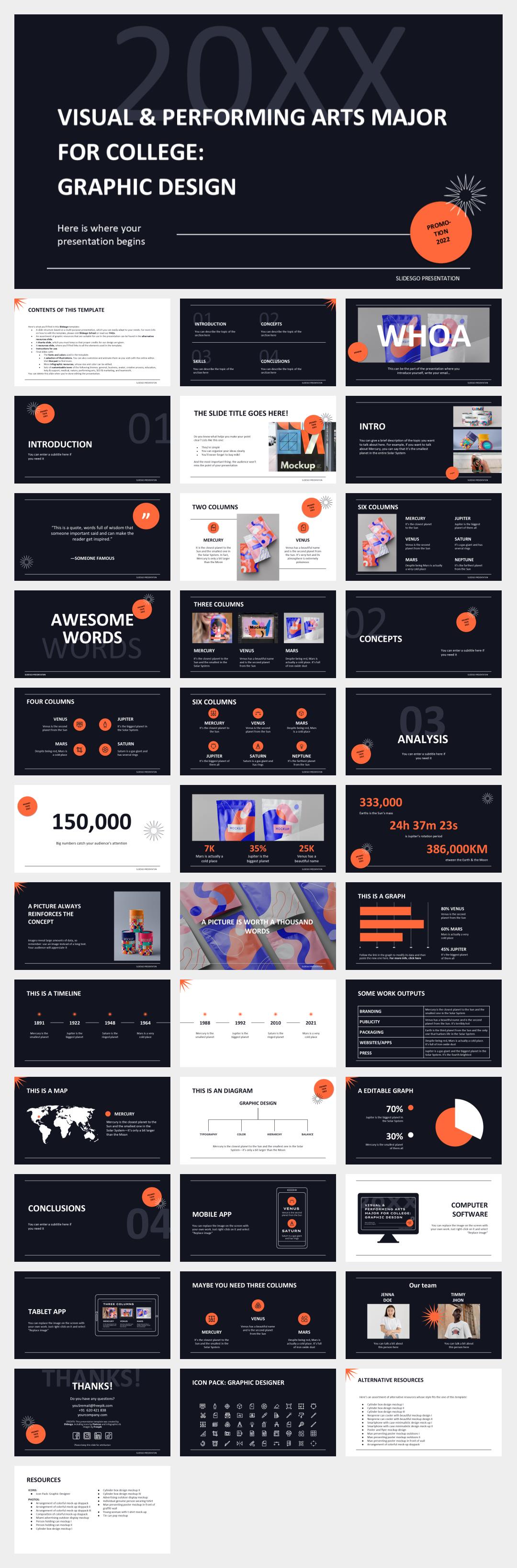 时尚创意个性PPT模板