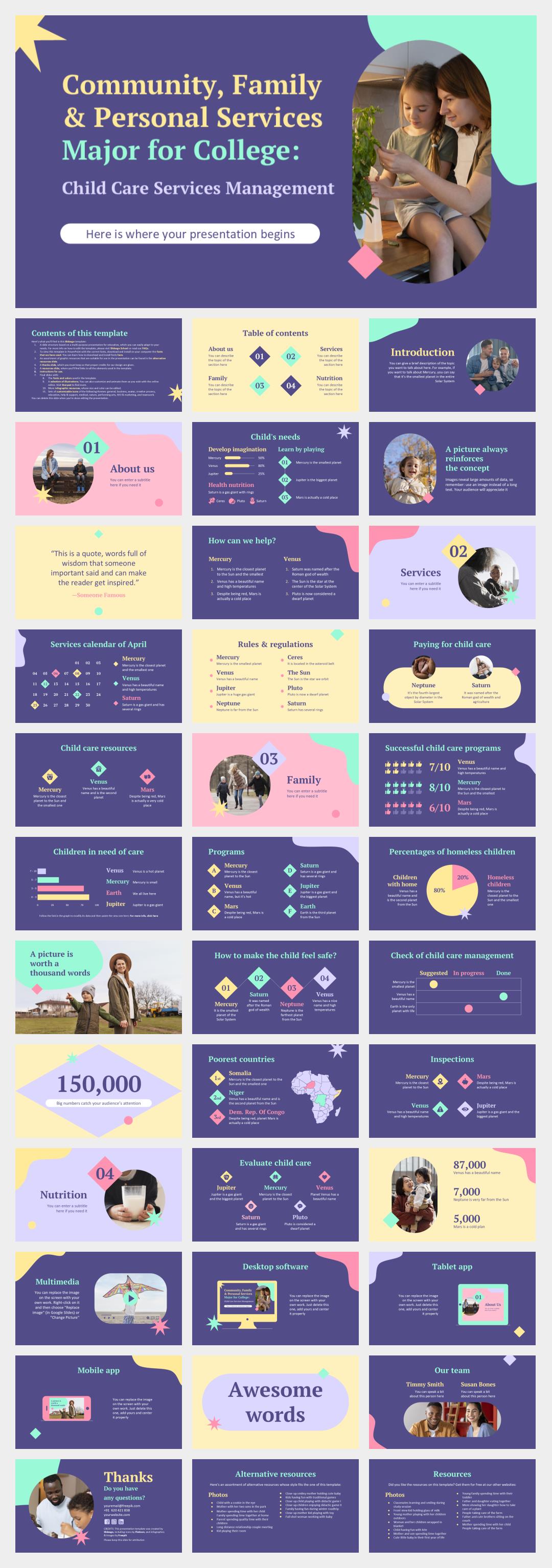 时尚创意个性PPT模板