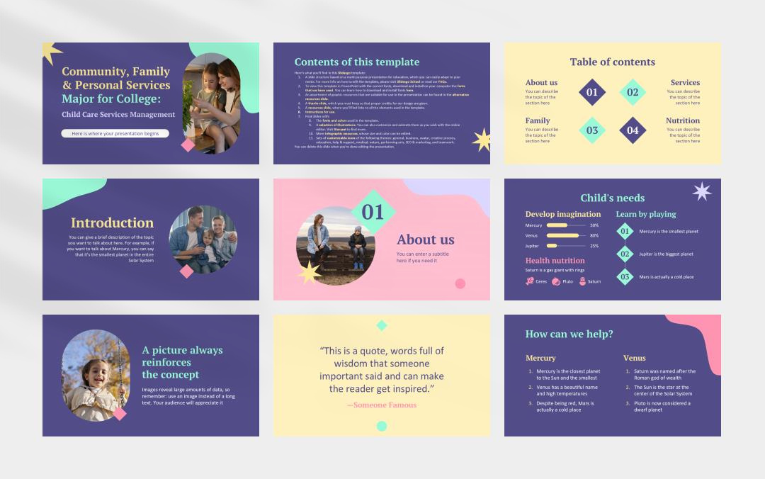 时尚创意个性PPT模板