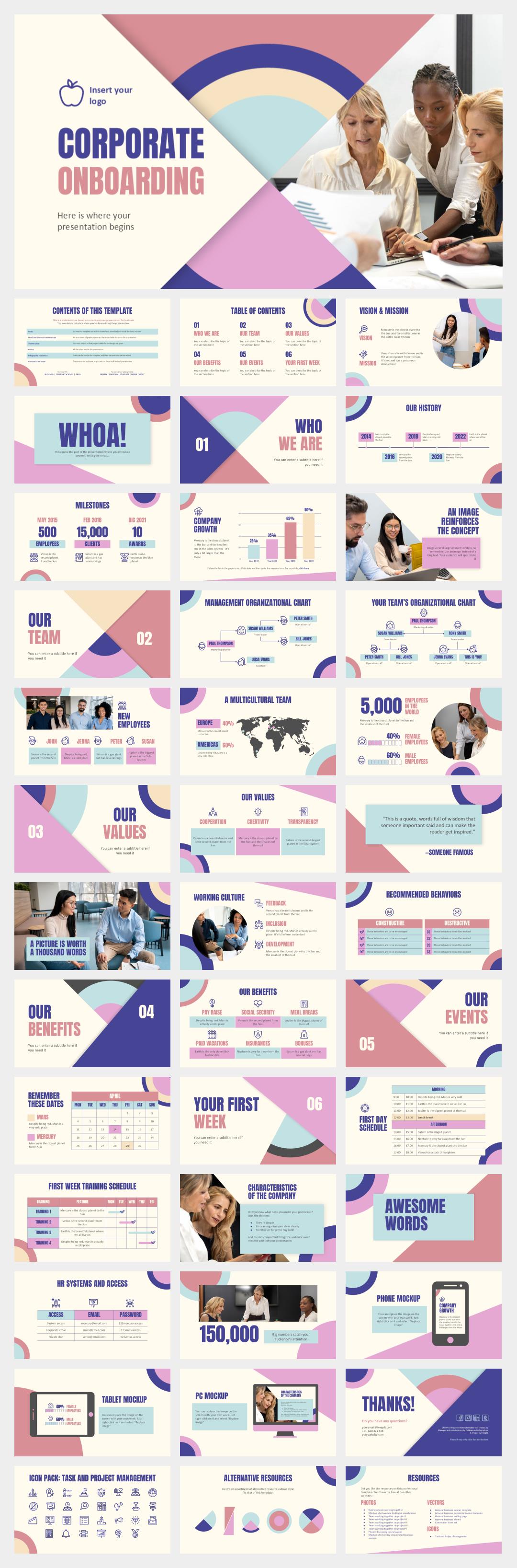 时尚创意个性PPT模板