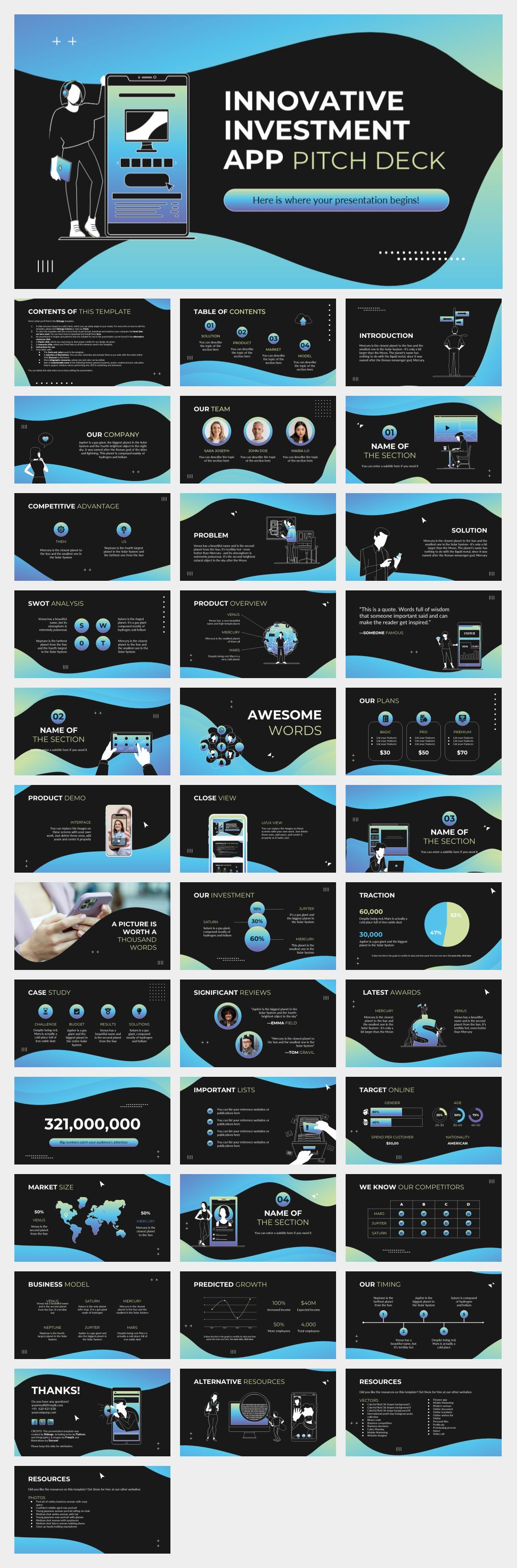 时尚创意个性PPT模板