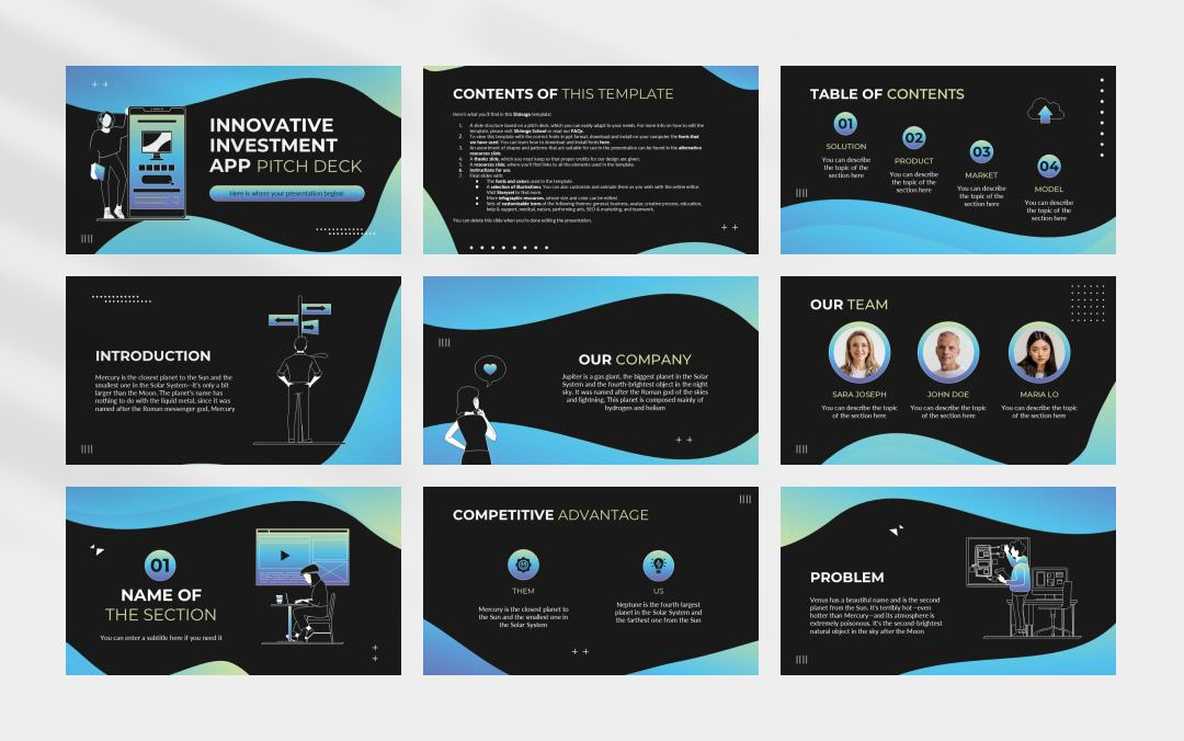 时尚创意个性PPT模板