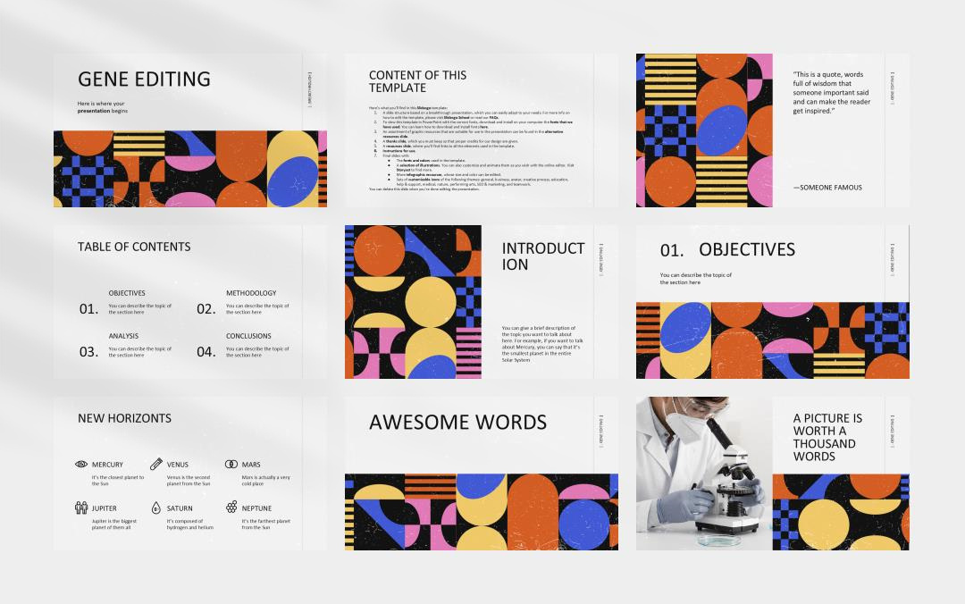 时尚创意个性PPT模板