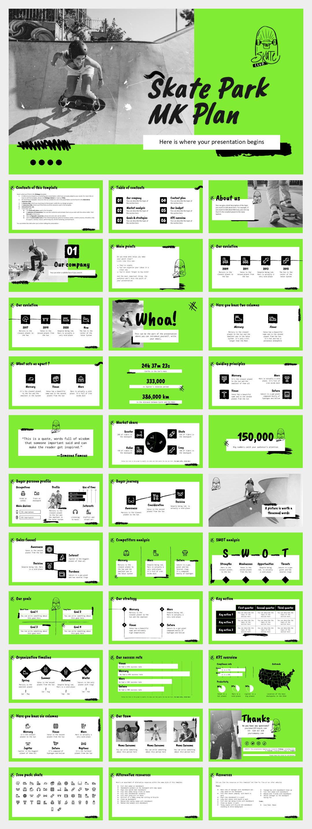 时尚创意个性PPT模板