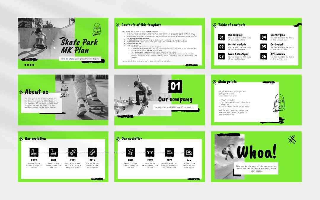 时尚创意个性PPT模板