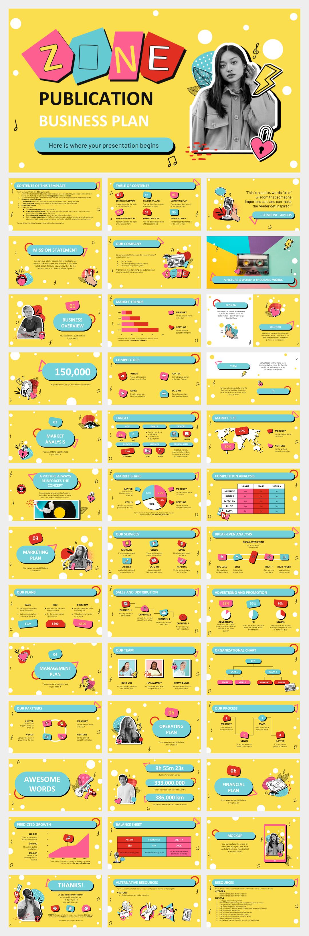 时尚创意个性PPT模板