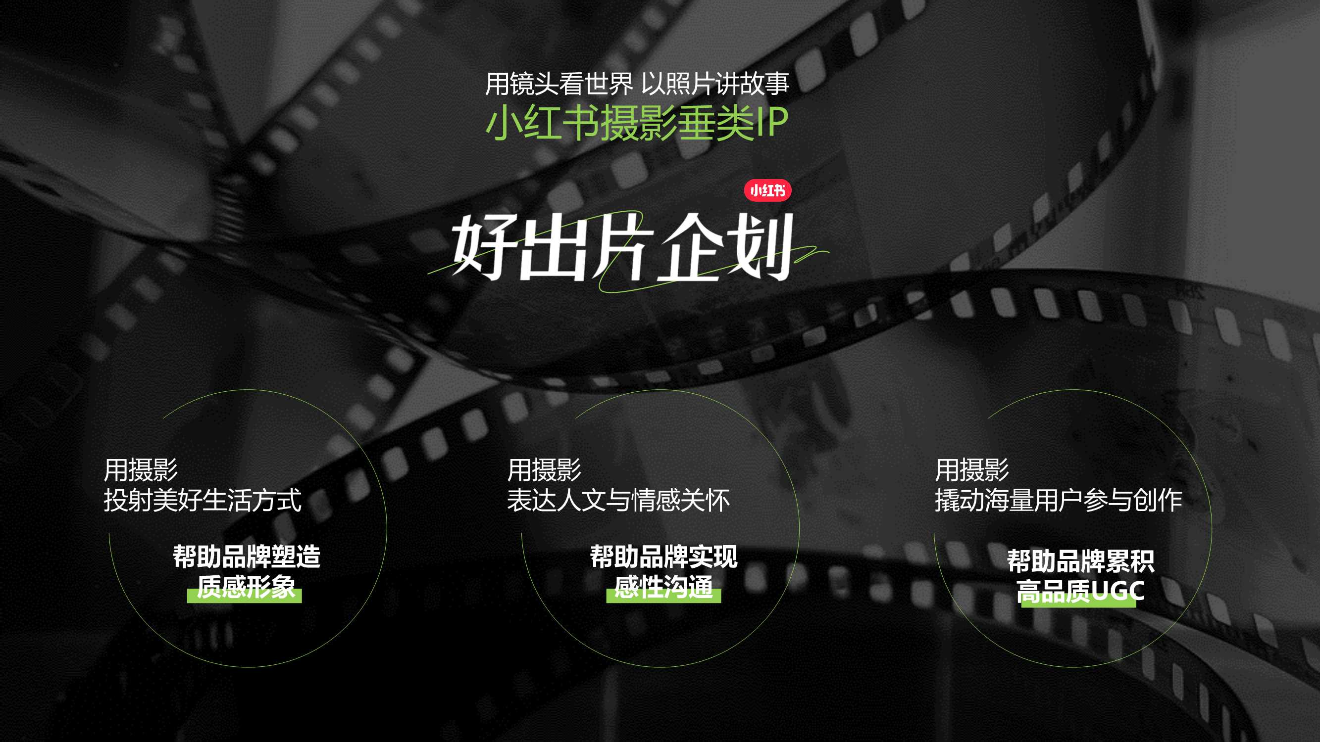 小红书摄影垂类IP「好出片企划」招商方案.pdf