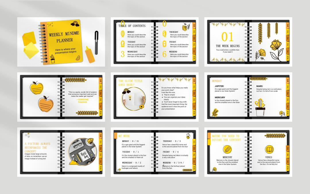 卡通学校教育主题PPT模板