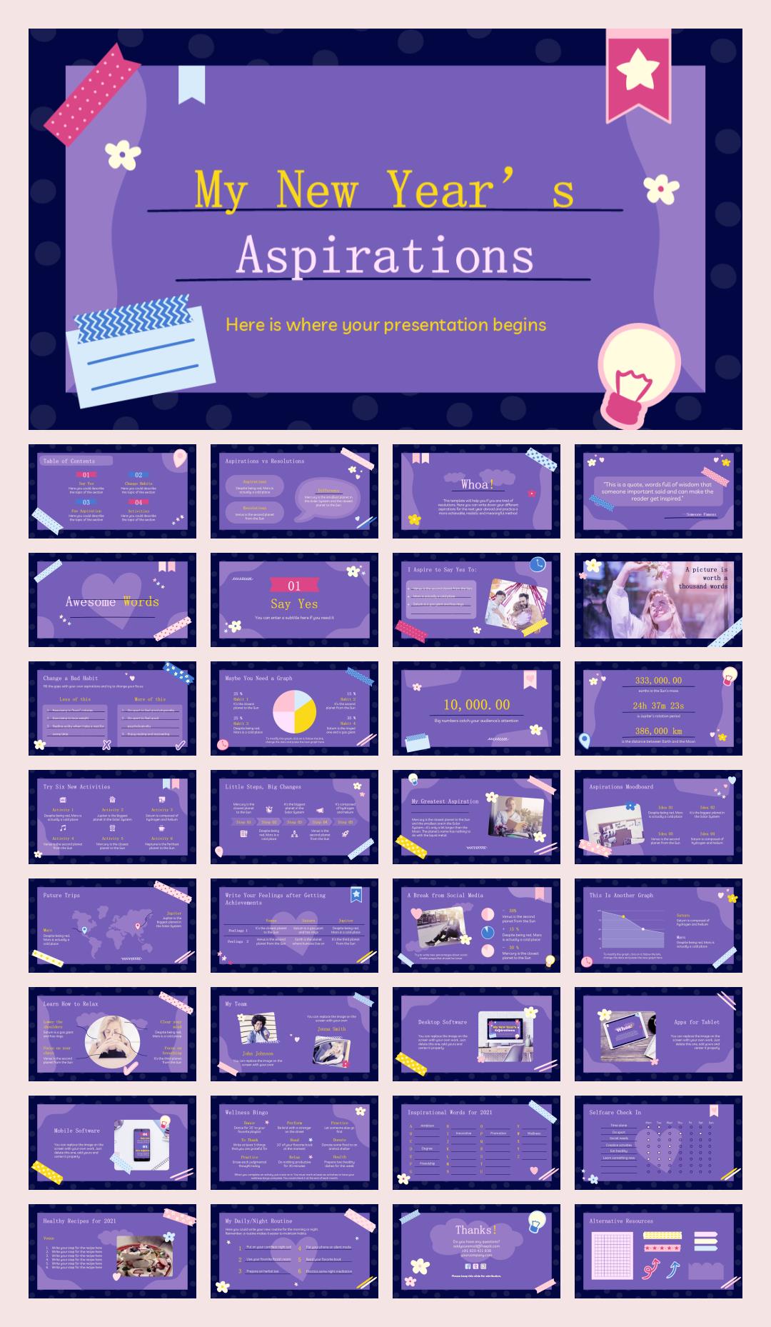 卡通学校教育主题PPT模板