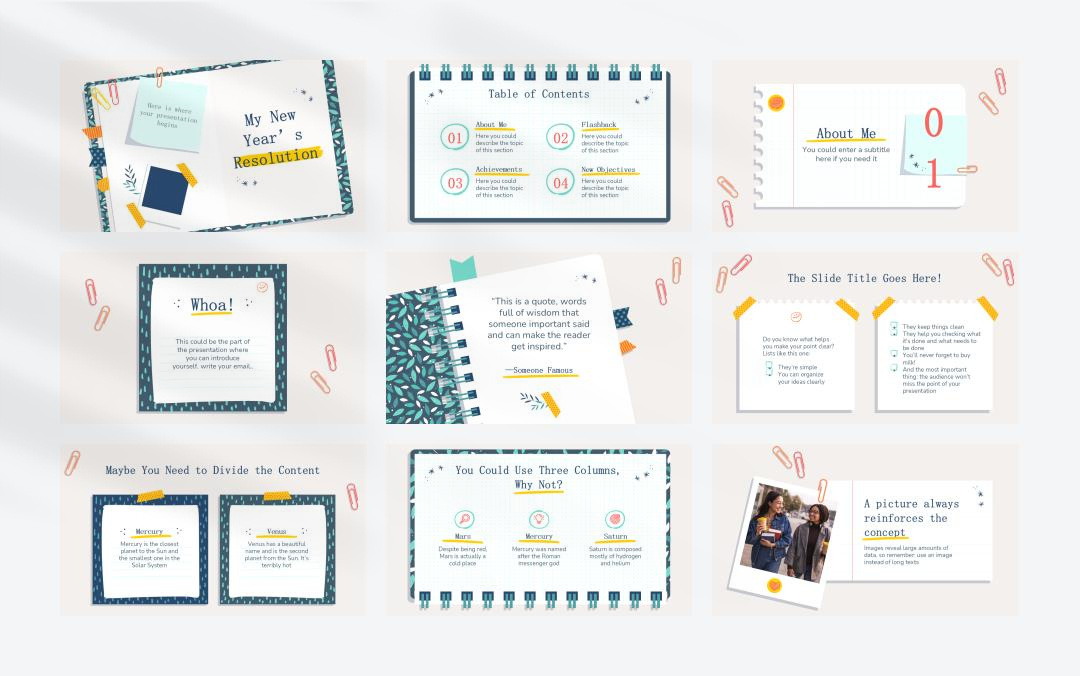 卡通学校教育主题PPT模板