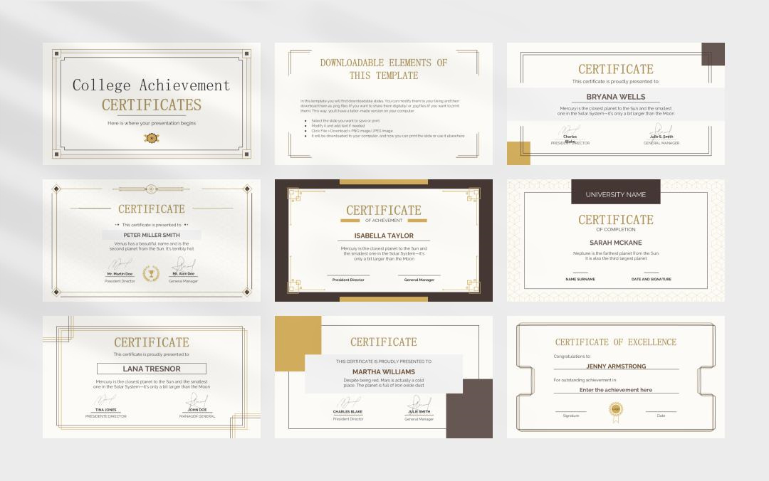 卡通学校教育主题PPT模板