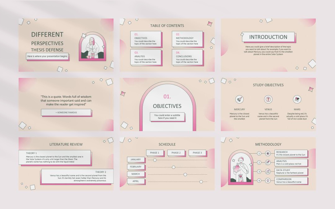 卡通学校教育主题PPT模板