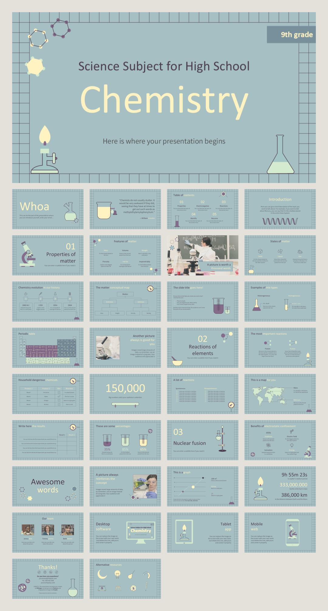 卡通学校教育主题PPT模板