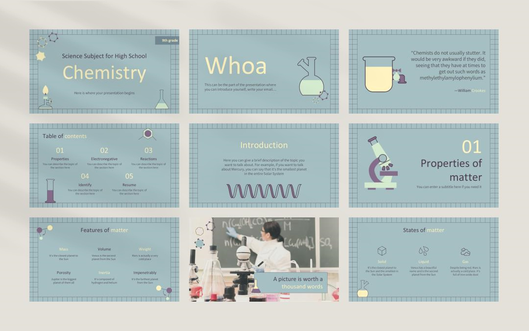 卡通学校教育主题PPT模板