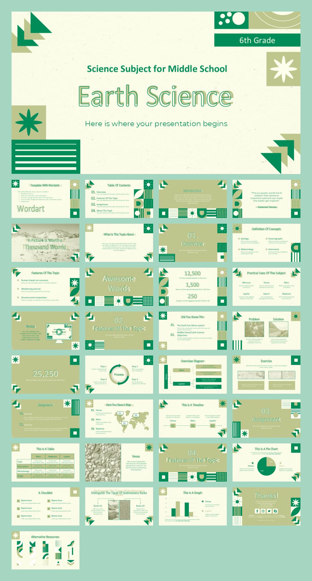 卡通学校教育主题PPT模板