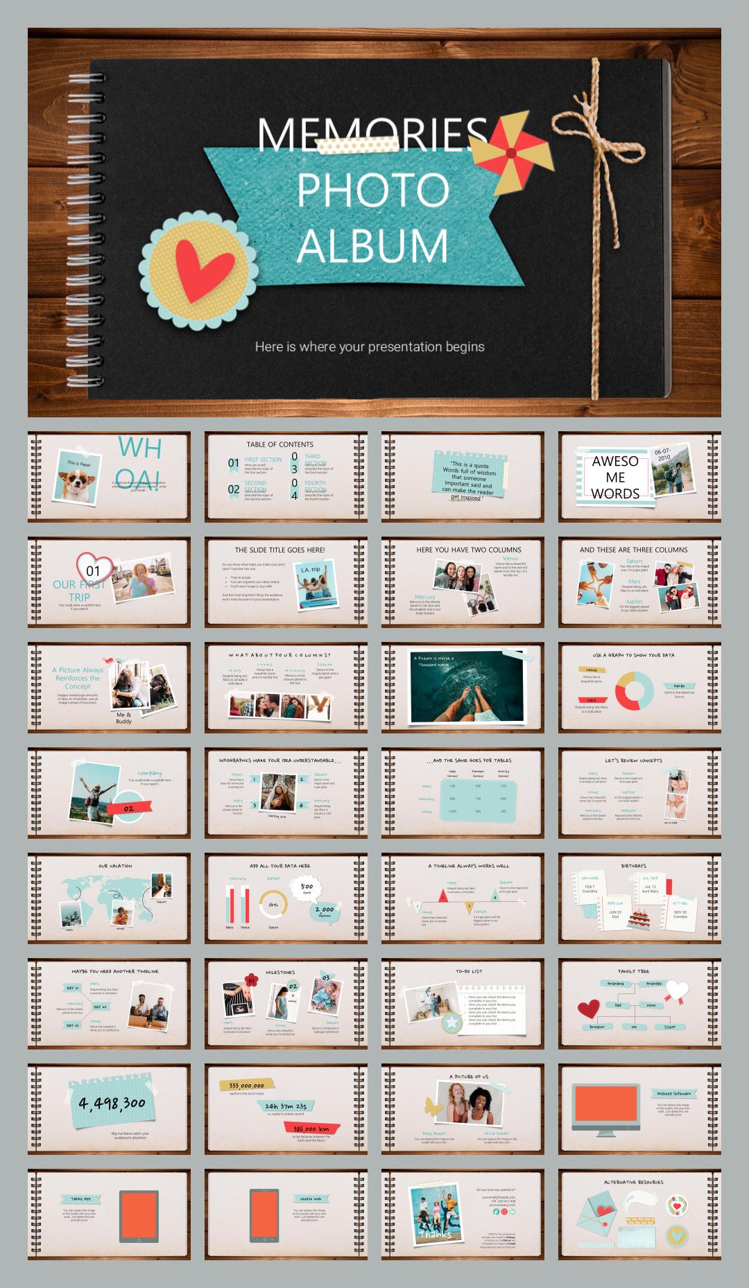 卡通学校教育主题PPT模板