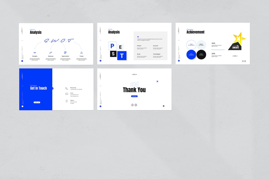 业务报告 PPT模版 (PPTX)