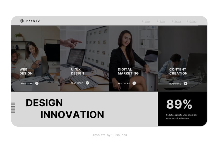 设计机构 PPT模版 (PPTX,PPT)