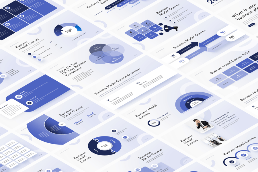 商业模式 PPT模版 (PPTX)