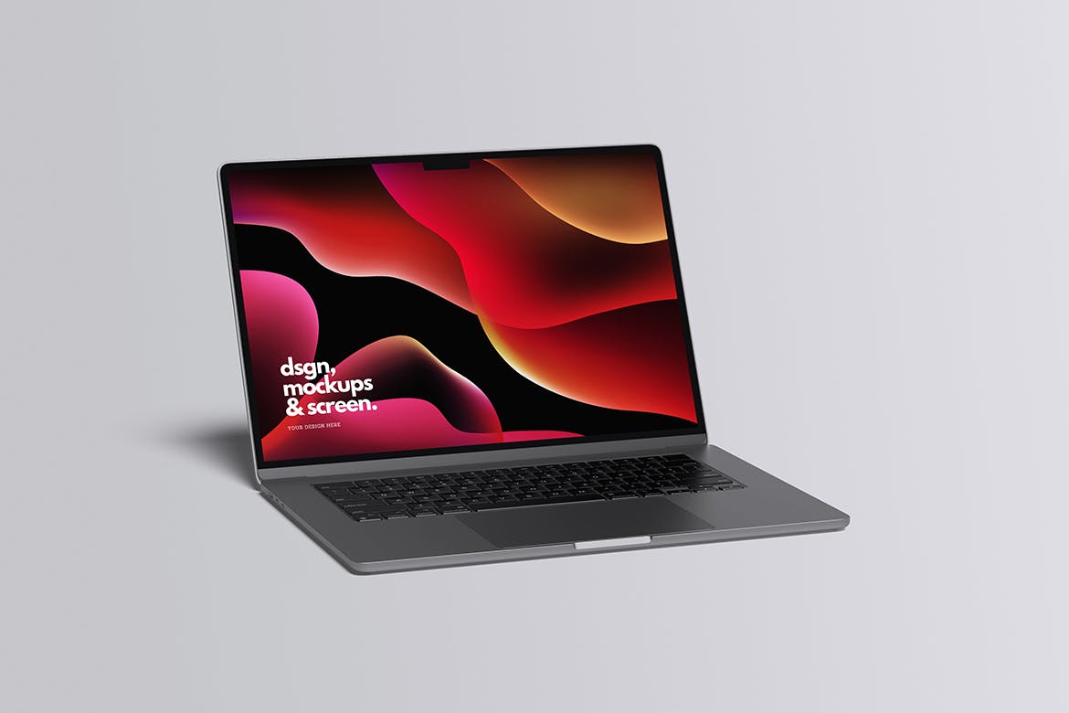 Macbook pro电脑样机 (PSD,PDF)