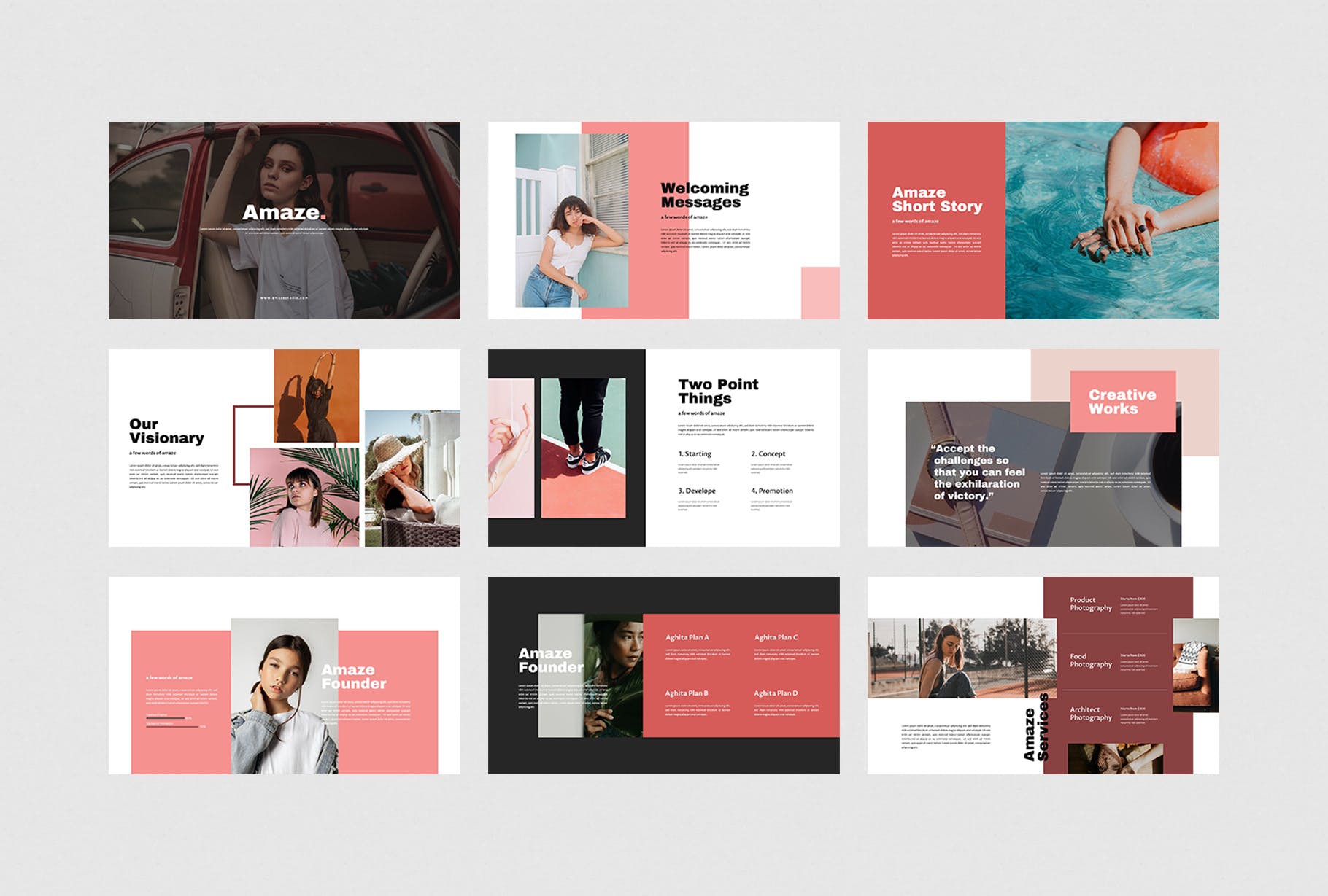 高质量设计感PPT模板(PPTX)