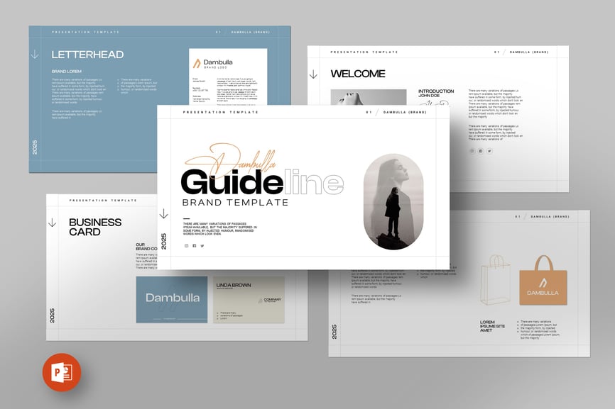 品牌指南PPT模版 (PPTX)