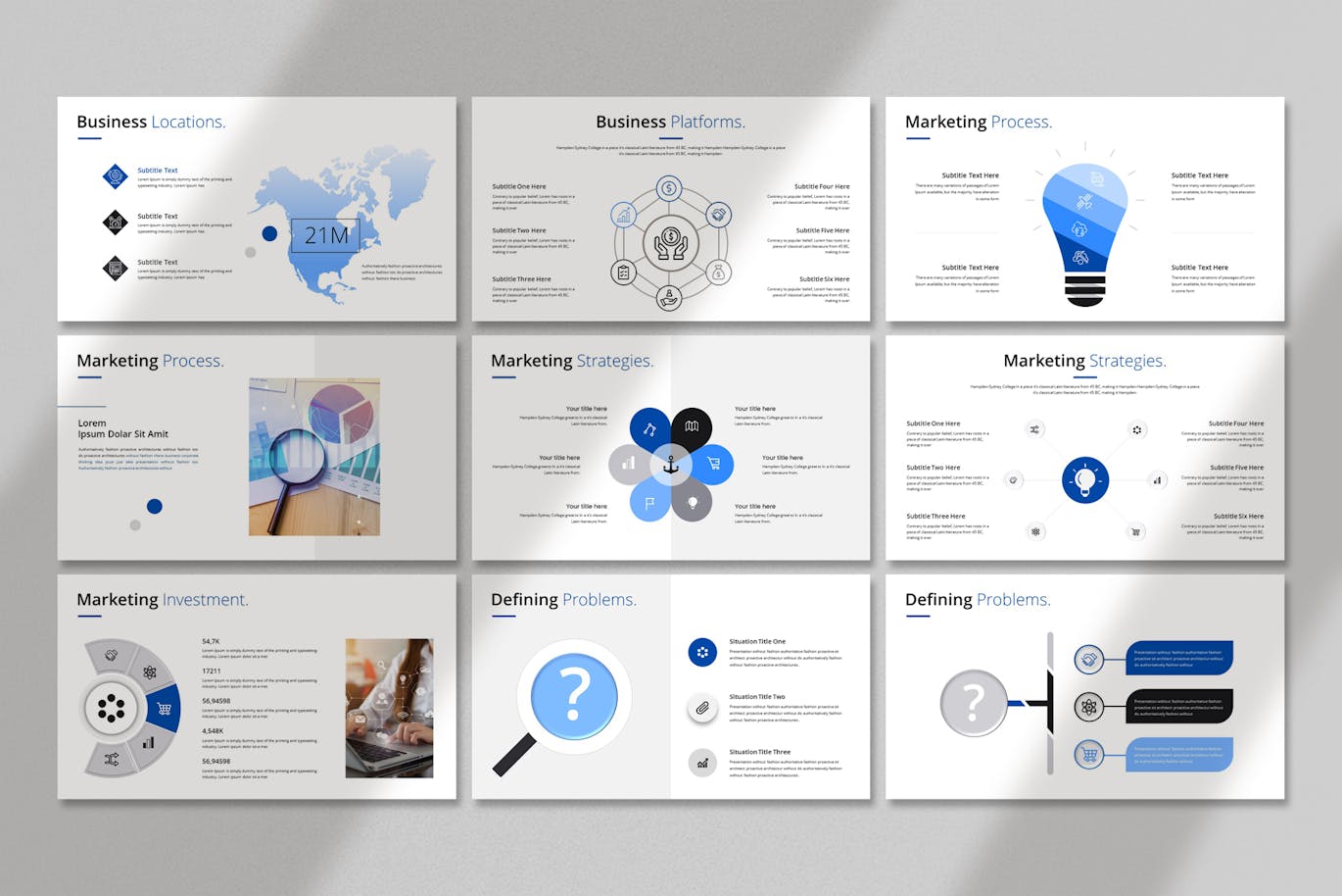 商业计划演示模板 (PPTX)