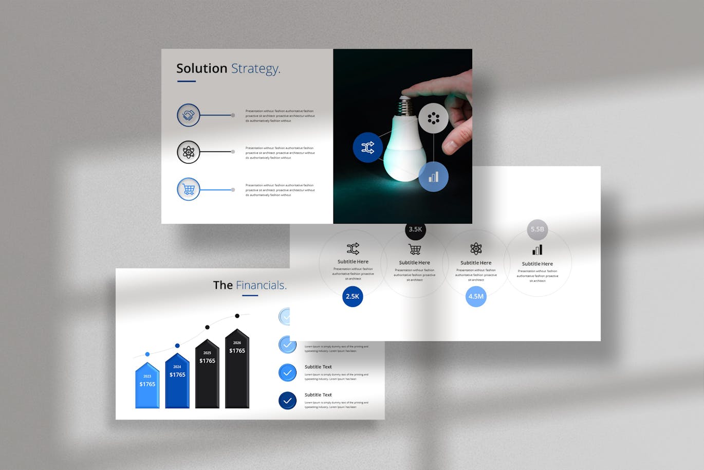 商业计划演示模板 (PPTX)