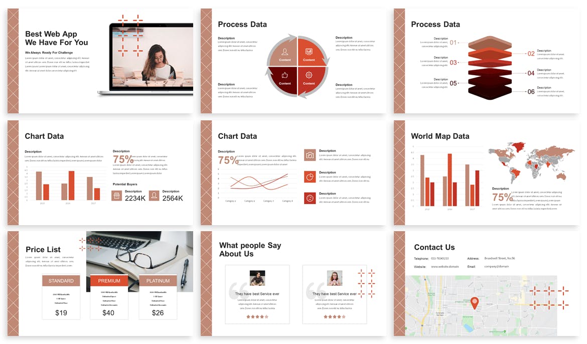 简单明了的高端PPT模板(PPTX)