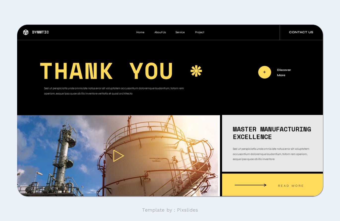 工业与制造PPT模板 (PPTX,PPT)