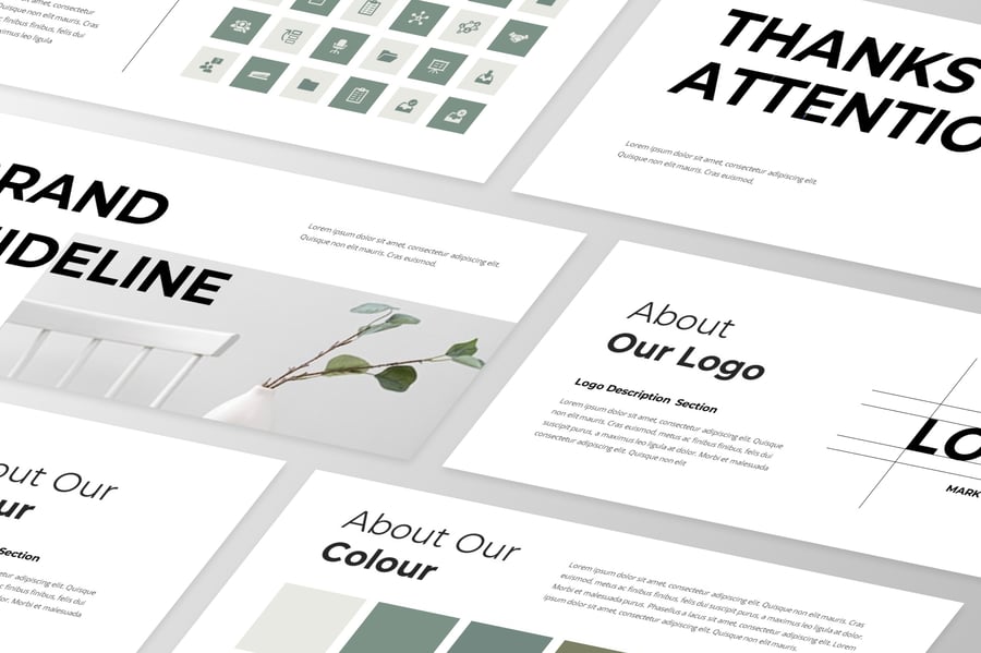 品牌指南 PPT模版 (PPTX)