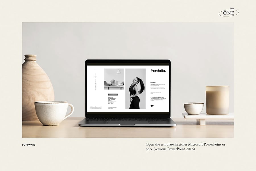 极简主义演示模板PPT模版 (PPTX)