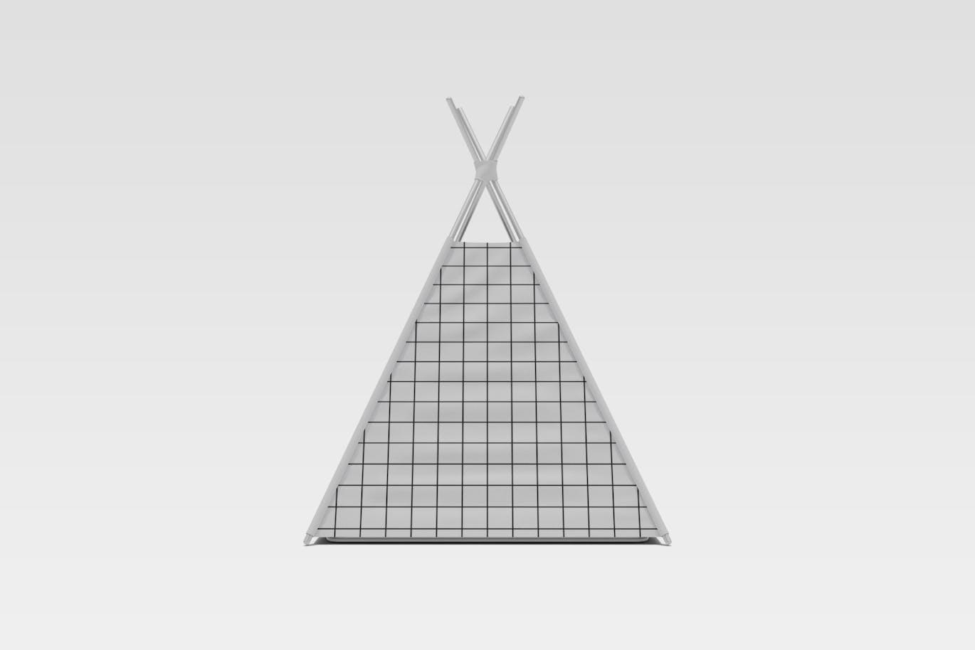 户外儿童帐篷模型 (PSD)