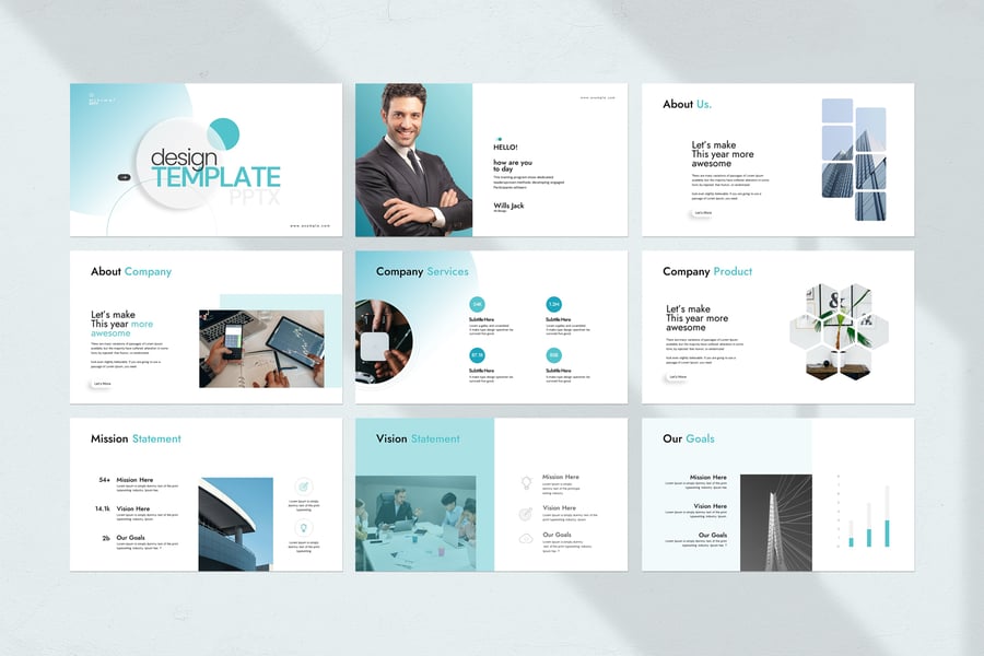 设计PPT模版 (PPTX)