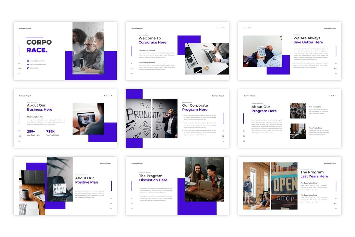 简约优雅时尚高端多用途大数据powerpoint幻灯片演示模板（pptx）