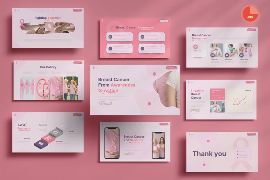 医疗技术介绍PPT模版 (PPTX,PPT)