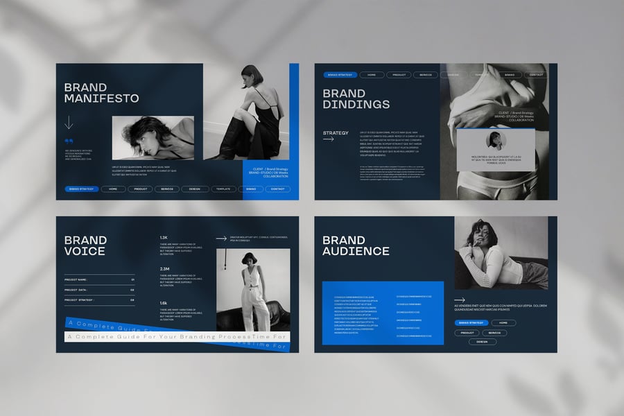 品牌战略PPT模版 (PPTX)