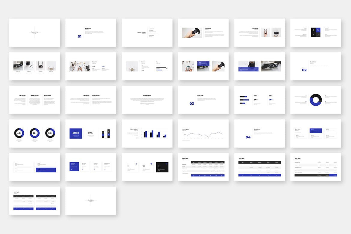 数据展示PPT模板（PPTX）